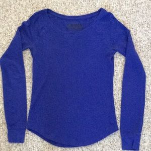 PINK long sleeve thermal tee, Medium